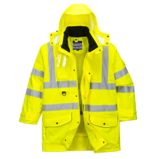 Portwest Portwest Jól láthatósági 7 az 1-ben munkavédelmi kabát láthatósági ruházat