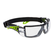 Portwest Ps11clr tech look plus gumipántos munkavédelmi védőszemüveg