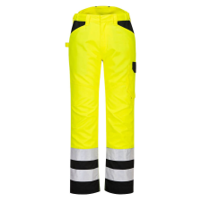 Portwest PW241 Hi-Vis Nadrág (sárga/fekete, 38) láthatósági ruházat