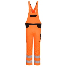 Portwest PW244 Hi-Vis mellesnadrág (narancs/fekete, M) láthatósági ruházat