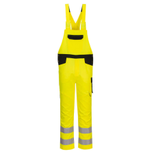 Portwest PW244 Hi-Vis mellesnadrág (sárga/fekete, XXL) láthatósági ruházat