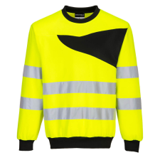 Portwest PW277YBRXXL Portwest PW2 Hi-Vis Crewneck Sweatshirt láthatósági ruházat