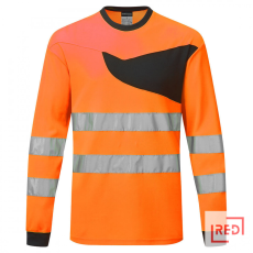 Portwest PW2 Hi-Vis hosszú ujjú póló