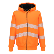 Portwest PW321 Hi-Vis cipzáras téli kapucnis pulcsi láthatósági ruházat