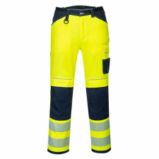 Portwest PW340 Jól láthatósági munkásnadrág sárga-navy láthatósági ruházat