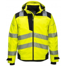 Portwest PW3 Extreme lélegző esőkabát (sárga/fekete, 4XL) női dzseki, kabát