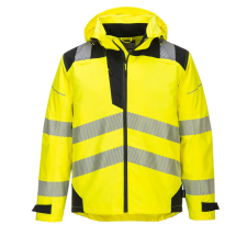 Portwest PW3 Extreme lélegző esőkabát Yellow/Black XXXL láthatósági ruházat