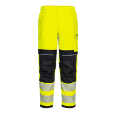 Portwest PW3 FR Modaflame Hi-Vis női lángálló nadrág Yellow/Black 30