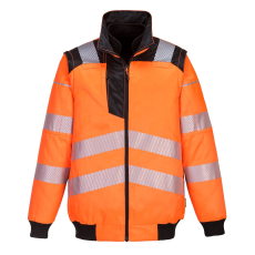 Portwest PW3 Hi-Vis 3-in-1 Pilota kabát PW302 Sárga/Fekete XXL méret