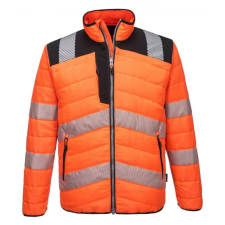 Portwest PW3 Hi-Vis Baffle kabát (narancs/fekete, XXL) láthatósági ruházat