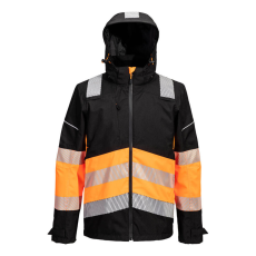 Portwest PW3 Hi-Vis Class 1 Extreme lélegző esőkabát Orange/Black XL