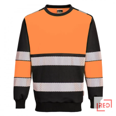 Portwest PW3 Hi-Vis Class 1 pulóver Orange/Black 5XL