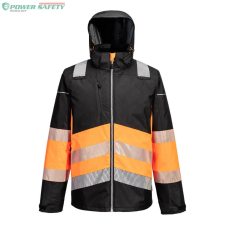 Portwest PW3 Hi-Vis Class 1 télikabát - Narancs/Fekete láthatósági ruházat