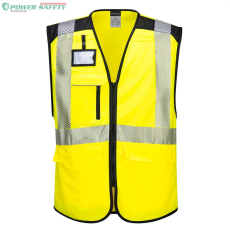 Portwest PW3 Hi-Vis Executive mellény - Sárga/Fekete