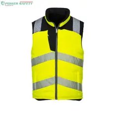 Portwest PW3 Hi-Vis kifordítható mellény - Sárga/Fekete
