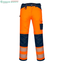 Portwest PW3 Hi-Vis nadrág - Narancs/Navy láthatósági ruházat