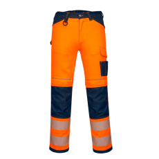 Portwest PW3 Hi-Vis nadrág Orange/Navy 46