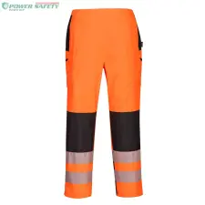 Portwest PW3 Hi-Vis női esőnadrág - Narancs/Fekete láthatósági ruházat