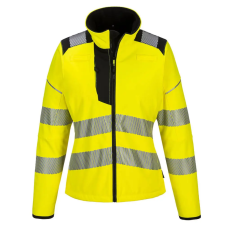 Portwest PW3 Hi-Vis női Softshell Yellow/Black XL