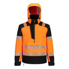 Portwest PW3 Hi-Vis Overhead esőkabát (3L) Orange/Black XXXL láthatósági ruházat