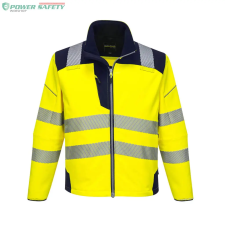 Portwest PW3 Hi-Vis Softshell kabát - Sárga/Navy láthatósági ruházat