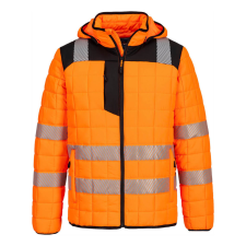 Portwest PW3 Hi-Vis Square Baffle dzseki Orange/Black 4XL láthatósági ruházat