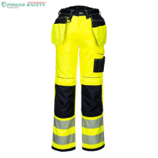 Portwest PW3 Hi-Vis Stretch Holster nadrág - Sárga/Fekete láthatósági ruházat