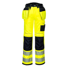 Portwest PW3 Hi-Vis Stretch Holster nadrág Yellow/Black 41 láthatósági ruházat
