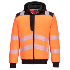 Portwest PW3 Hi-Vis zippzáras kapucnis pulóver munkaruha