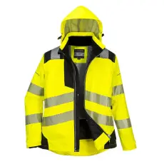 Portwest PW3 Női télikabát Yellow/Black S