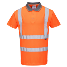 Portwest RT22ORRXL Portwest Jól láthatósági teniszpóló vasúti dolgozók részére láthatósági ruházat