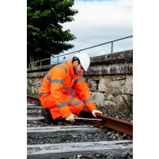 Portwest -RT62 Hi-Vis légáteresztő bomber dzseki XXXL narancs láthatósági ruházat