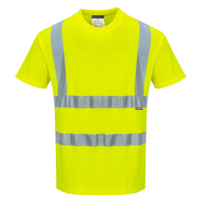 Portwest S170 Cotton Comfort jól láthatósági póló (sárga, 5XL)