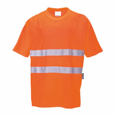 Portwest S172 Cotton Comfort jólláthatósági póló narancs színben láthatósági ruházat