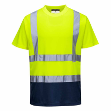 Portwest S378 jól láthatósági munkás póló sárga láthatósági ruházat