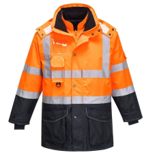 Portwest -S426 7 az 1-ben HiVis Contrast közlekedési védőkabát XXL narancs