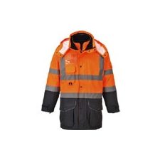 Portwest (S426) Hi-Vis 7 az 1-ben jól láthatósági kabát láthatósági ruházat