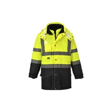 Portwest (S426) Hi-Vis 7 az 1-ben jól láthatósági kabát sárga