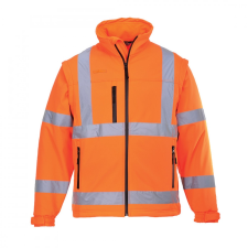 Portwest S428 JÓL LÁTHATÓSÁGI SOFTSHELL DZSEKI, Jólláthatósági láthatósági ruházat