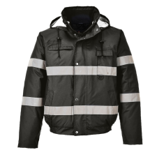Portwest S434 Iona Lite Bomber dzseki (fekete, L) munkaruha