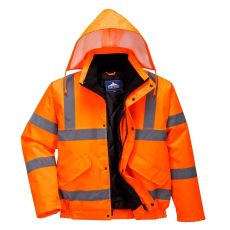 Portwest -S463 Bomber fényvisszaverő biztonsági kabát narancssárga 6XL