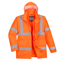 Portwest S468 Jól láthatósági 4 az 1-ben kabát (NARANCS, 5XL) láthatósági ruházat