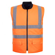 Portwest S469 Jól láthatósági kifordítható mellény narancs láthatósági ruházat