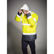 Portwest S471 Hi-Vis 4 az 1-ben jól láthatósági Contrast kabát (sárga, S)