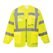 Portwest S475 Jól láthatósági Executive dzseki sárga színben láthatósági ruházat