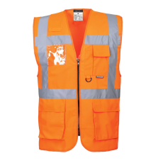 Portwest S476 Jól láthatósági vezetői mellény (NARANCS, L)
