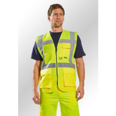 Portwest S476 Jól láthatósági vezetői mellény (SÁRGA, XXL)