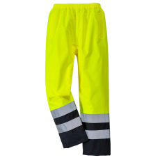 Portwest -S486 kéttónusú HiVis közlekedésvédő nadrág XXXL sárga