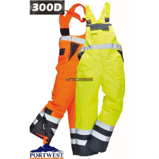 Portwest S488 Kontraszt jól láthatósági mellesnadrág (SÁRGA/NAVY) láthatósági ruházat