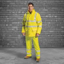 Portwest S491 Sealtex Ultra jól láthatósági esődzseki (SÁRGA, 4XL) láthatósági ruházat